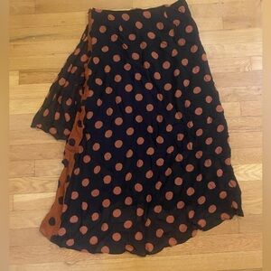 Midi Polka Dot Skirt